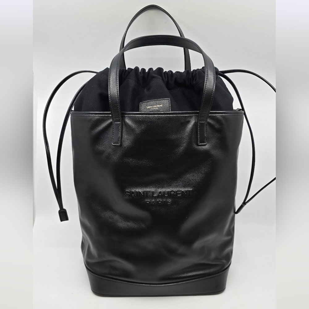 YSL Teddy Supple Leather Shopping Bag